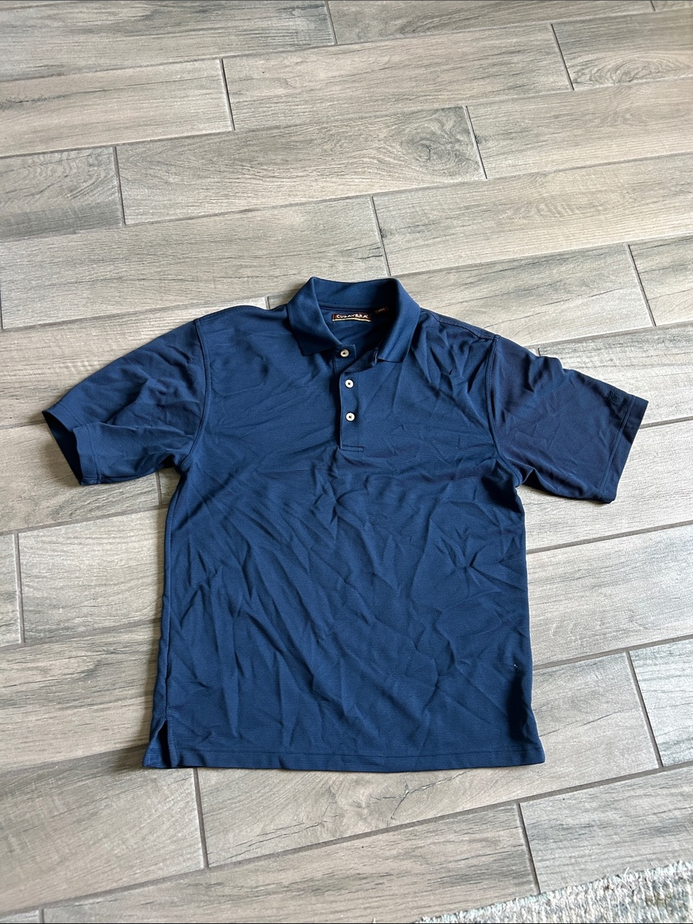 Cubavera Men's Dark Navy Polo Shirt